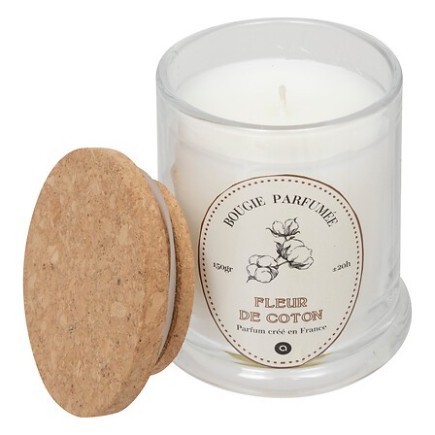 Bougie parfumée Hapo 150g couvercle coton