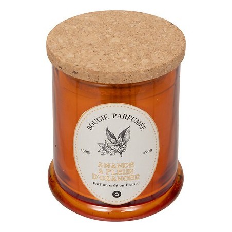 Bougie parfumée Hapo 150 g pot en verre avec couvercle coton