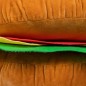 Peluche burger Gunter 20 cm