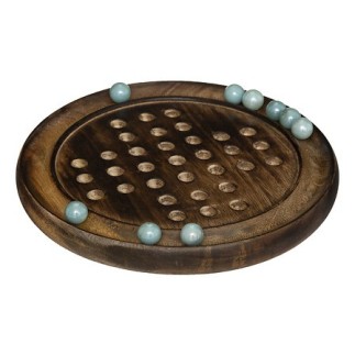 Jeu de solitaire Sayon 22 cm manguier