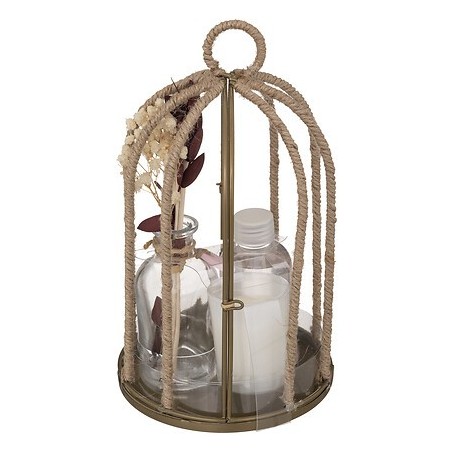 Coffret senteur cage Paola corde lin