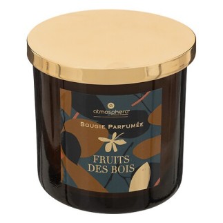 Bougie parfumée Plum 400 g pot verre fruits des bois