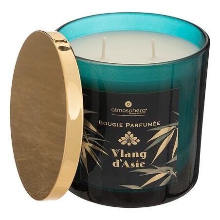 Bougie parfumée Plum 400 g pot verre ylang