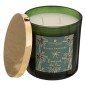 Bougie parfumée Plum 400 g pot verre lin