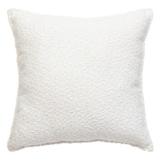 Coussin bouclette Soana 45 x 45 cm ivoire