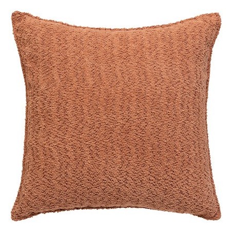 Coussin bouclette Soana 45 x 45 cm terracotta