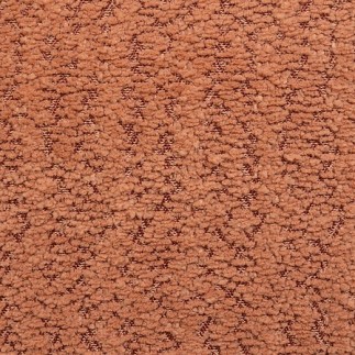 Coussin bouclette Soana 45 x 45 cm terracotta