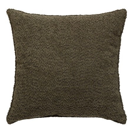 Coussin bouclette Soana 45 x 45 cm kaki