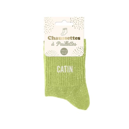 Chaussettes Paillettes Catin