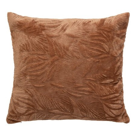 Coussin brush Ryo flanelle terracotta