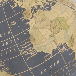 Globe déco Afonso 24cm pied manguier