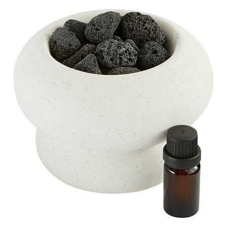 Brûle-parfum Malakite avec huile parfumée