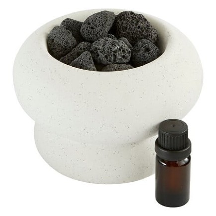 Brûle-parfum Malakite avec huile parfumée