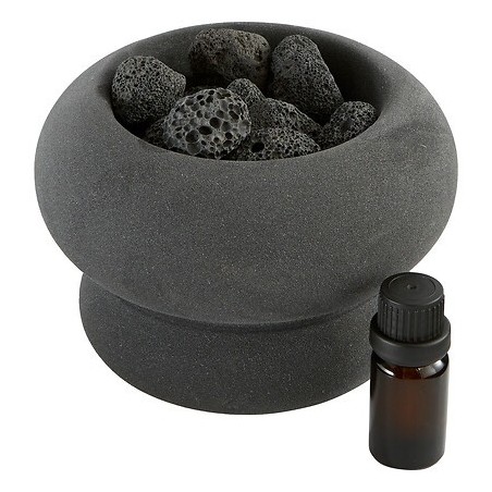 Brûle-parfum Malakite avec huile parfumée