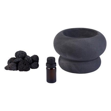 Brûle-parfum Malakite avec huile parfumée