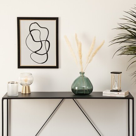 Vase rond Uly 23cm recyclé kaki