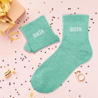 Chaussettes Paillettes Queen