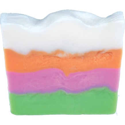 Tranche de savon Peach & Golden Raspberry