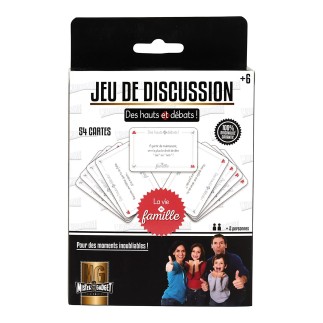 JEU DE CARTES DEBAT SPECIALE FAMILLE X54