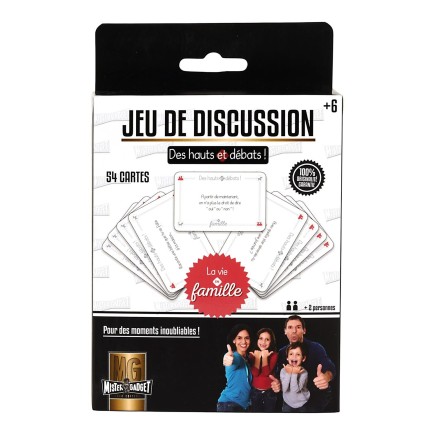 JEU DE CARTES DEBAT SPECIALE FAMILLE X54