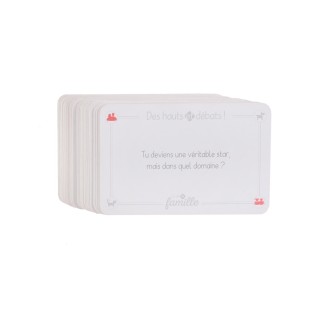 JEU DE CARTES DEBAT SPECIALE FAMILLE X54