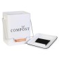 POUBELLE DE COMPOSTAGE EN METAL 5L