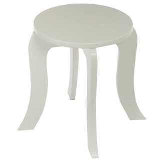 Coiffeuse enfant tabouret imprimé blanc