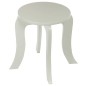 Coiffeuse enfant tabouret imprimé blanc