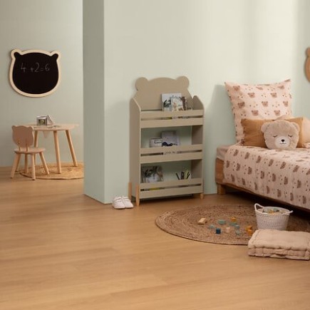 Bibliothèque Enfant Ourson 100cm beige