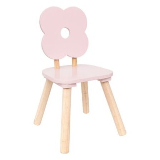 Chaise enfant Douceur fleur rose