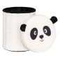 Pouf pliant panda 30x38 cm