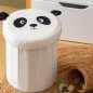 Pouf pliant panda 30x38 cm