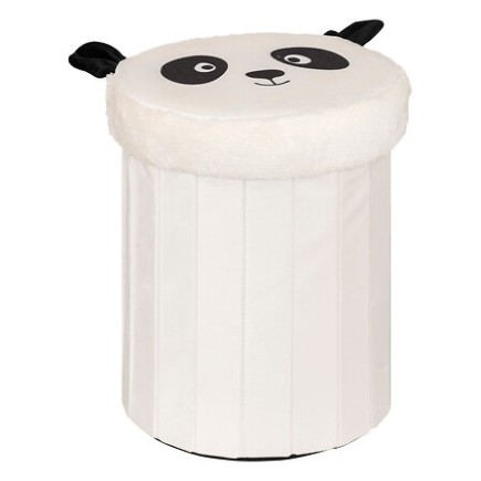 Pouf pliant panda 30x38 cm