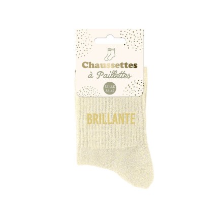 Chaussettes Paillettes "Brillante"