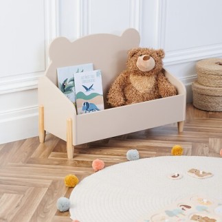 Coffre enfant Douceur ourson beige