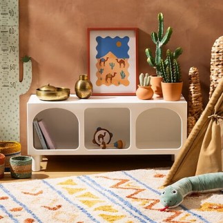 Commode enfant 3 niches Tara blanc