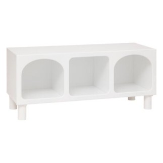Commode enfant 3 niches Tara blanc