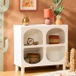 Commode enfant 4 niches Tara blanc