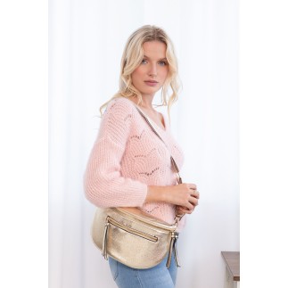 Sac banane métalisé doré pas cher