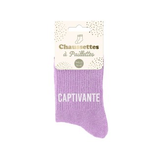 Chaussettes Paillettes Captivante
