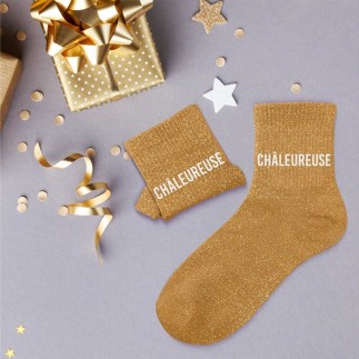 Chaussettes Paillettes Chaleureuse