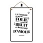 Plaque Metal 40x60 La Famille Plaque Metal 40x60 La Famille