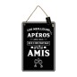 Plaque Metal 20x30 Les Meilleurs Apero