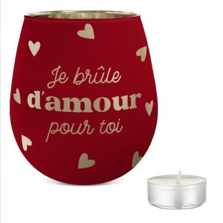 Photophore Je Brule D'amour Pour Toi