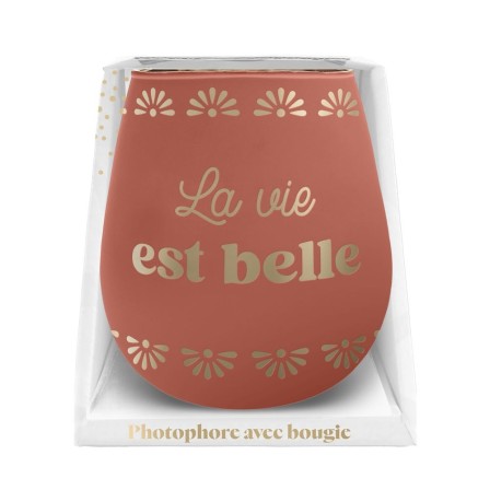 Photophore La Vie Est Belle Photophore La Vie Est Belle