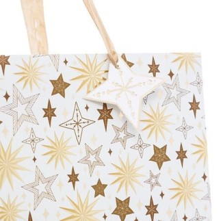 Sac cadeau taille moyenne Noël Mages