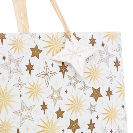 Sac cadeau taille moyenne Noël Mages