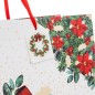 Sac cadeau couronne Noël taille jumbo