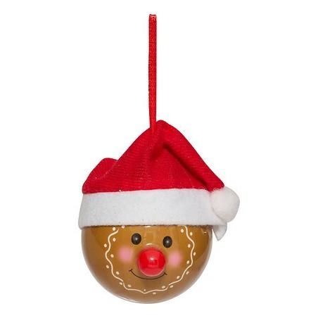 Boule Ginger nez rouge 6,5cm