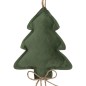 Sujet sapin velours textile 36cm